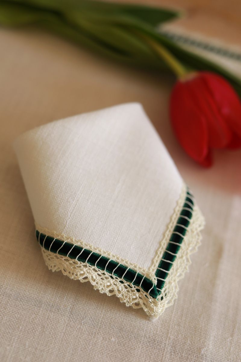 Servilleta Terciopelo Verde