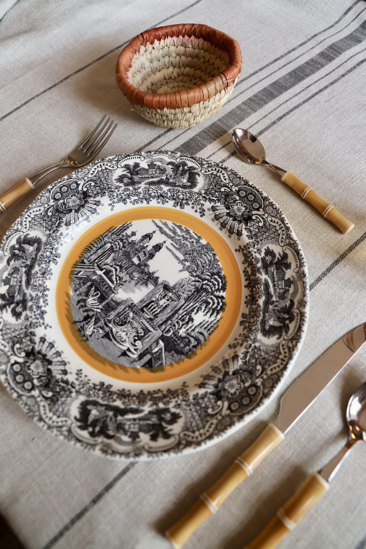 Panerita trenzada marrón