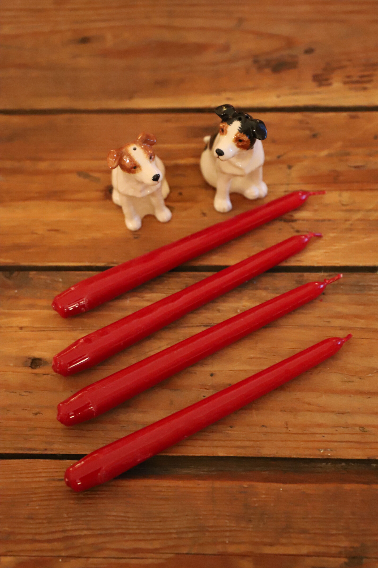 Estuche 4 velas Cherry Red