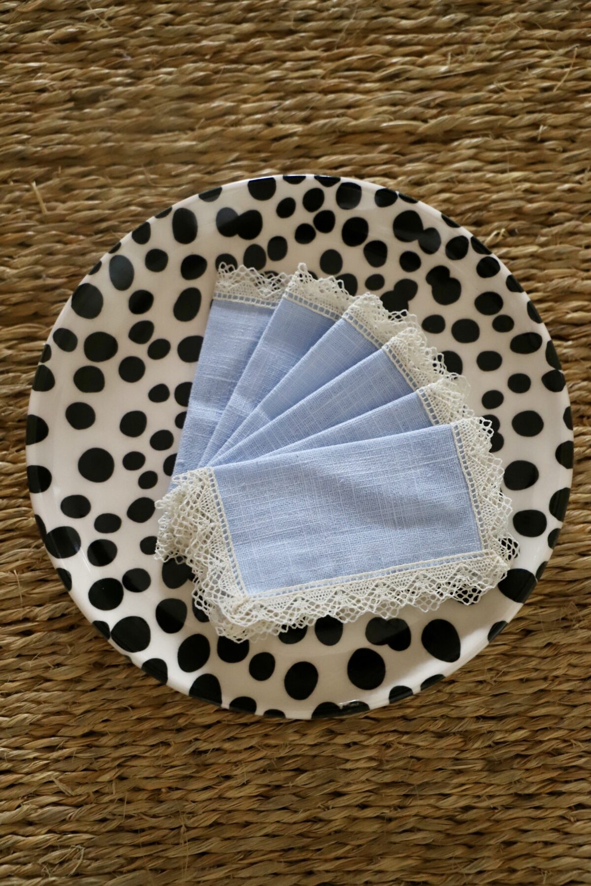 Servilletas de merienda celeste