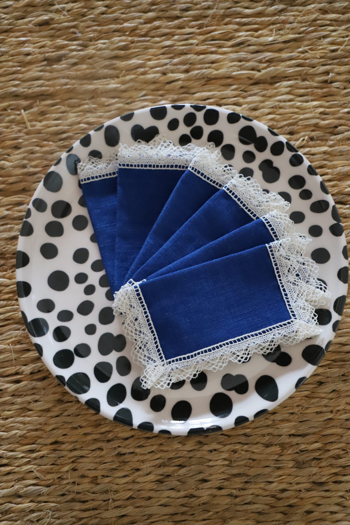 Servilletas de merienda azulina