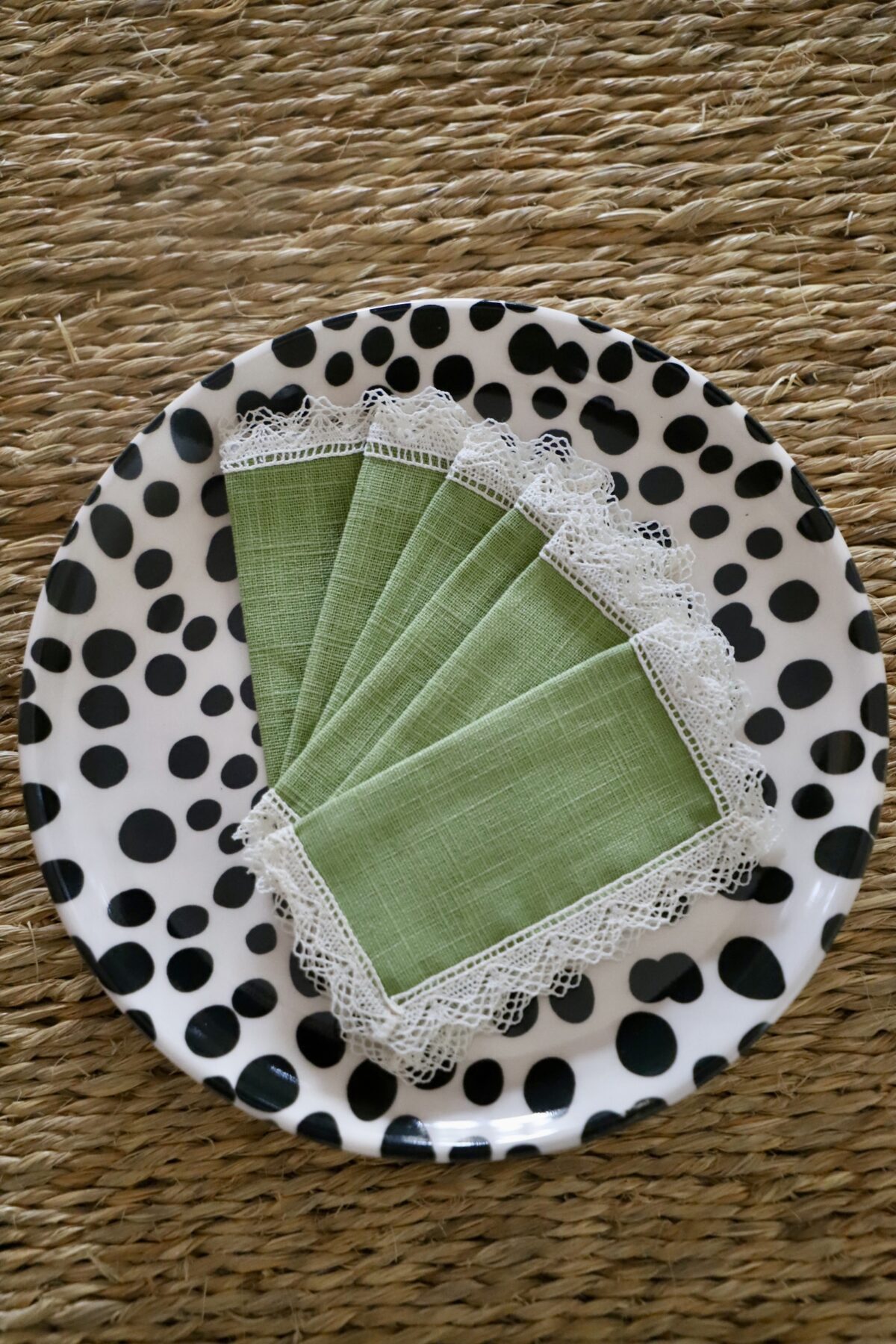 Servilletas de merienda  verde