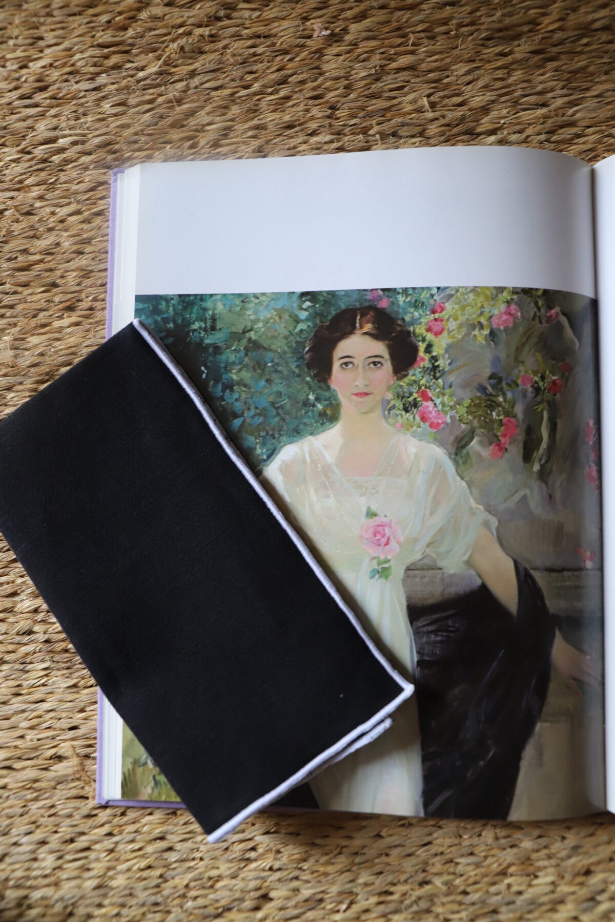 Servilleta grande lino negro