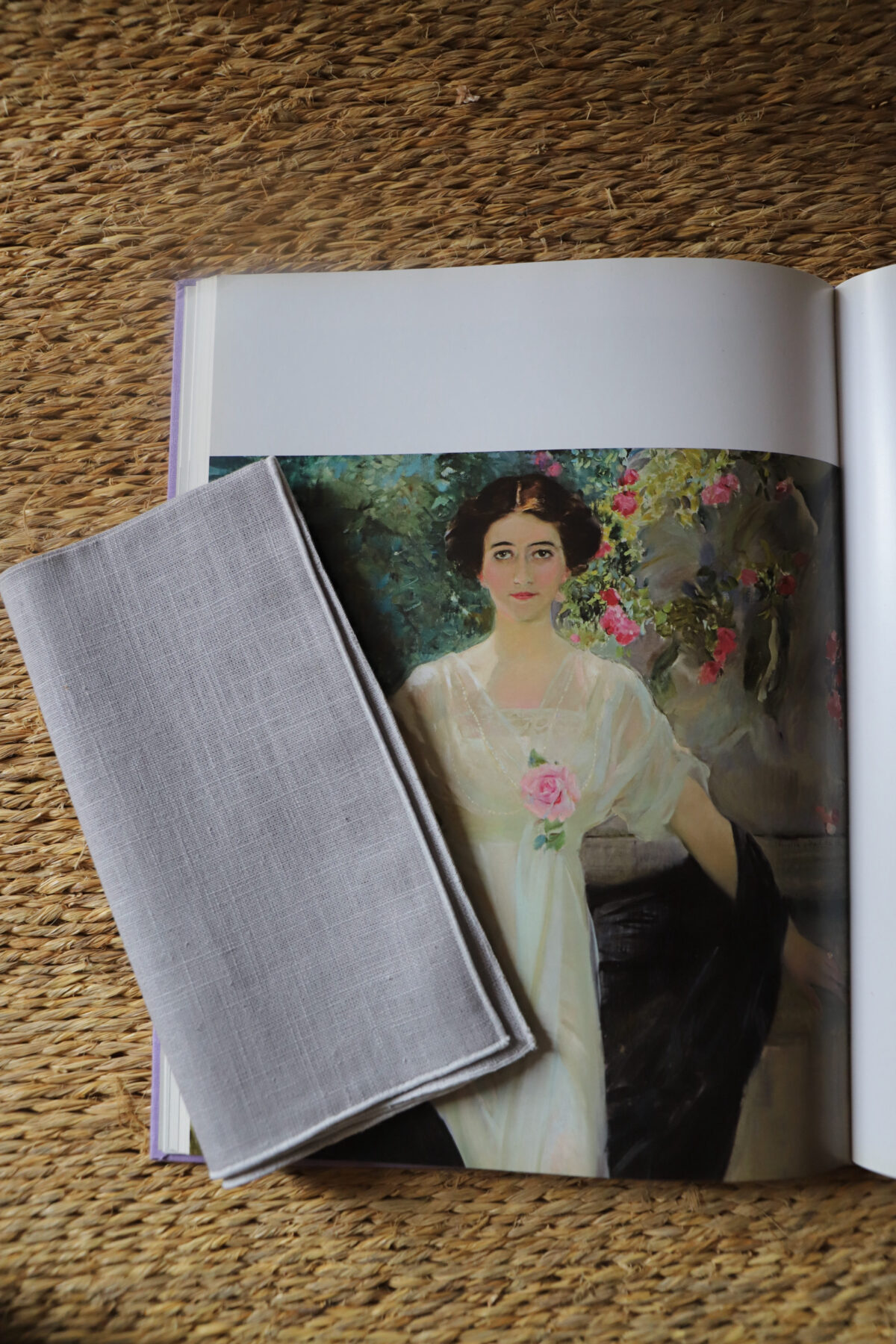 Servilleta grade lino gris