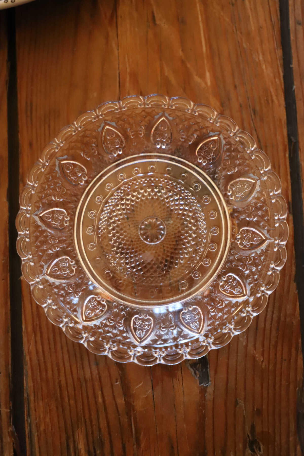 Platito de pan cristal alemán