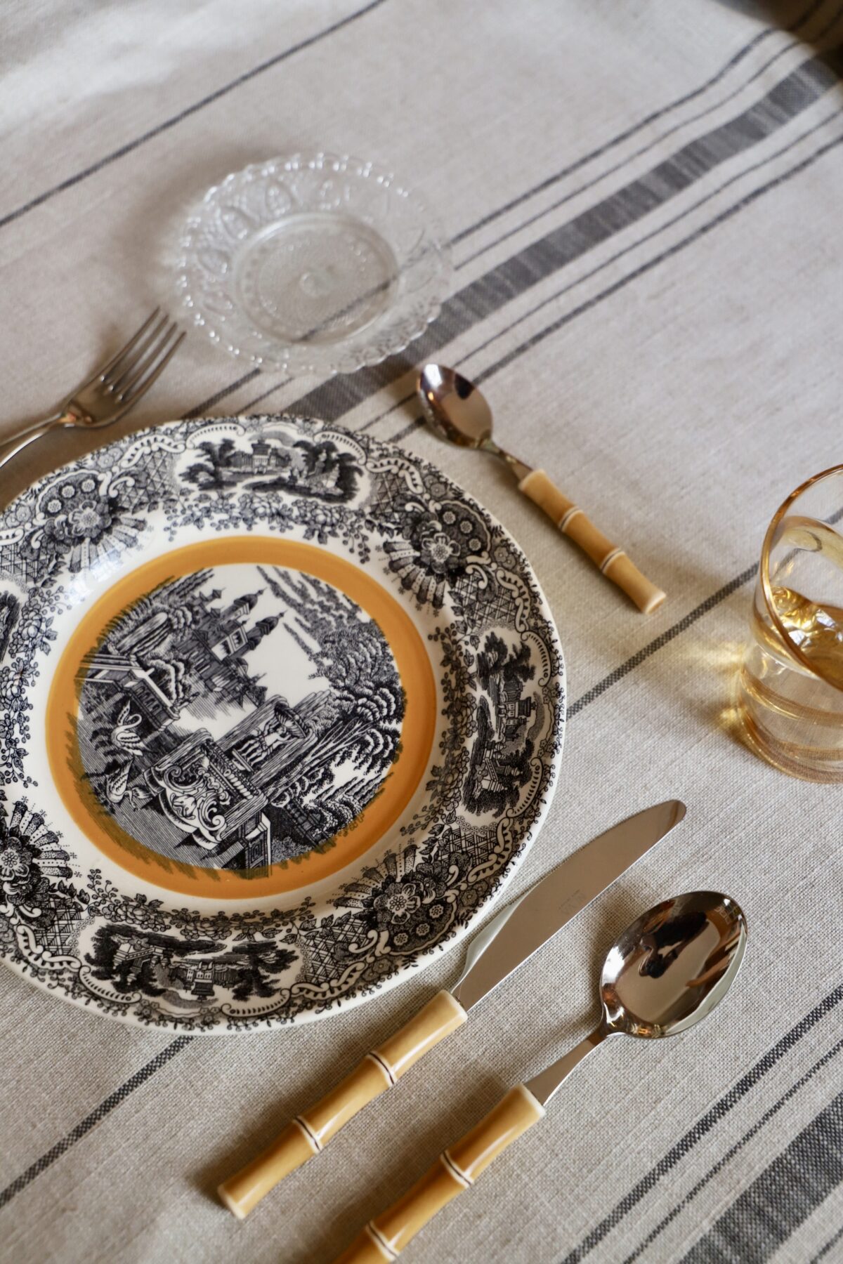 Platito de pan cristal alemán