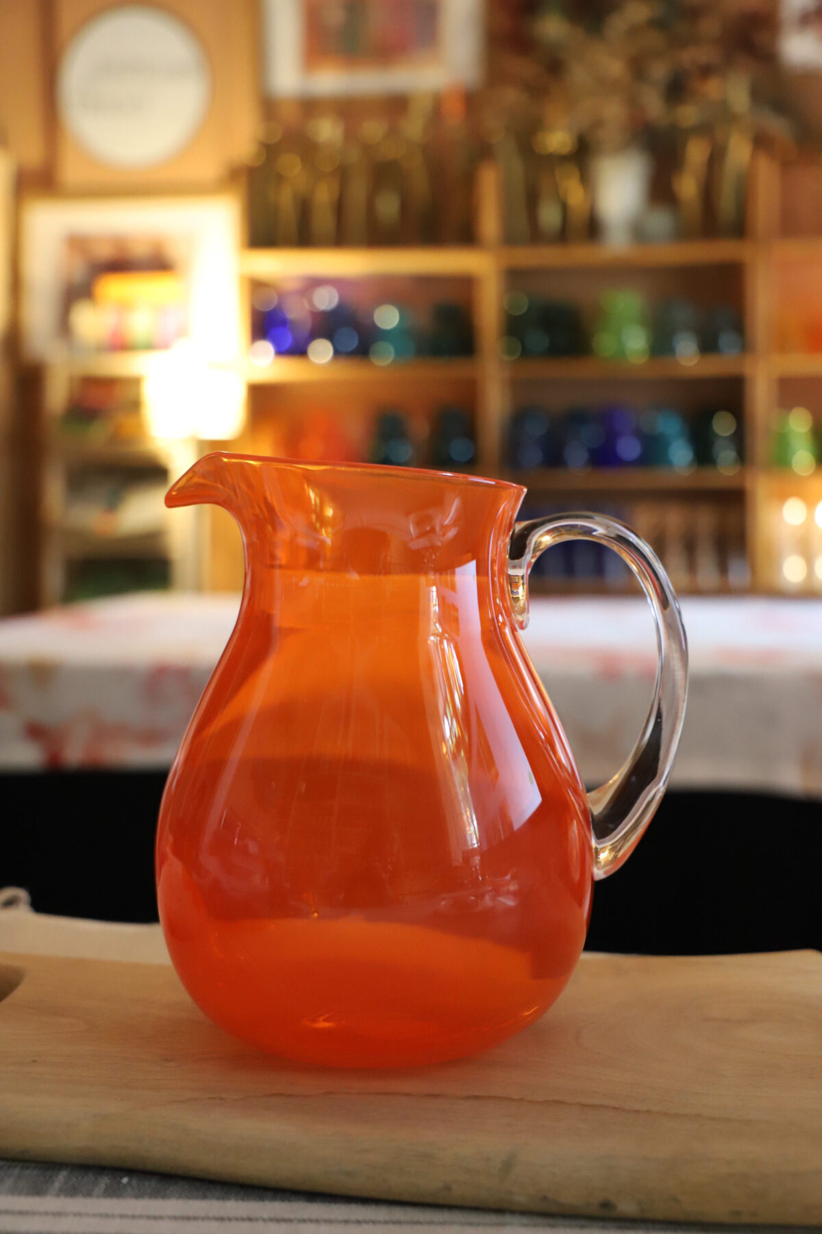 Jarra grande metacrilato Naranja
