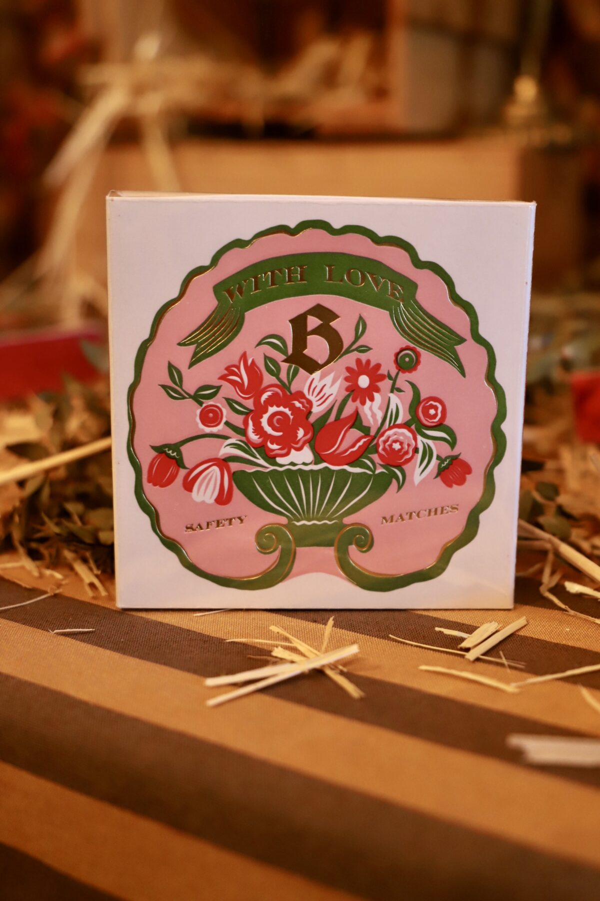 Caja cerillas Blumenhaus flower