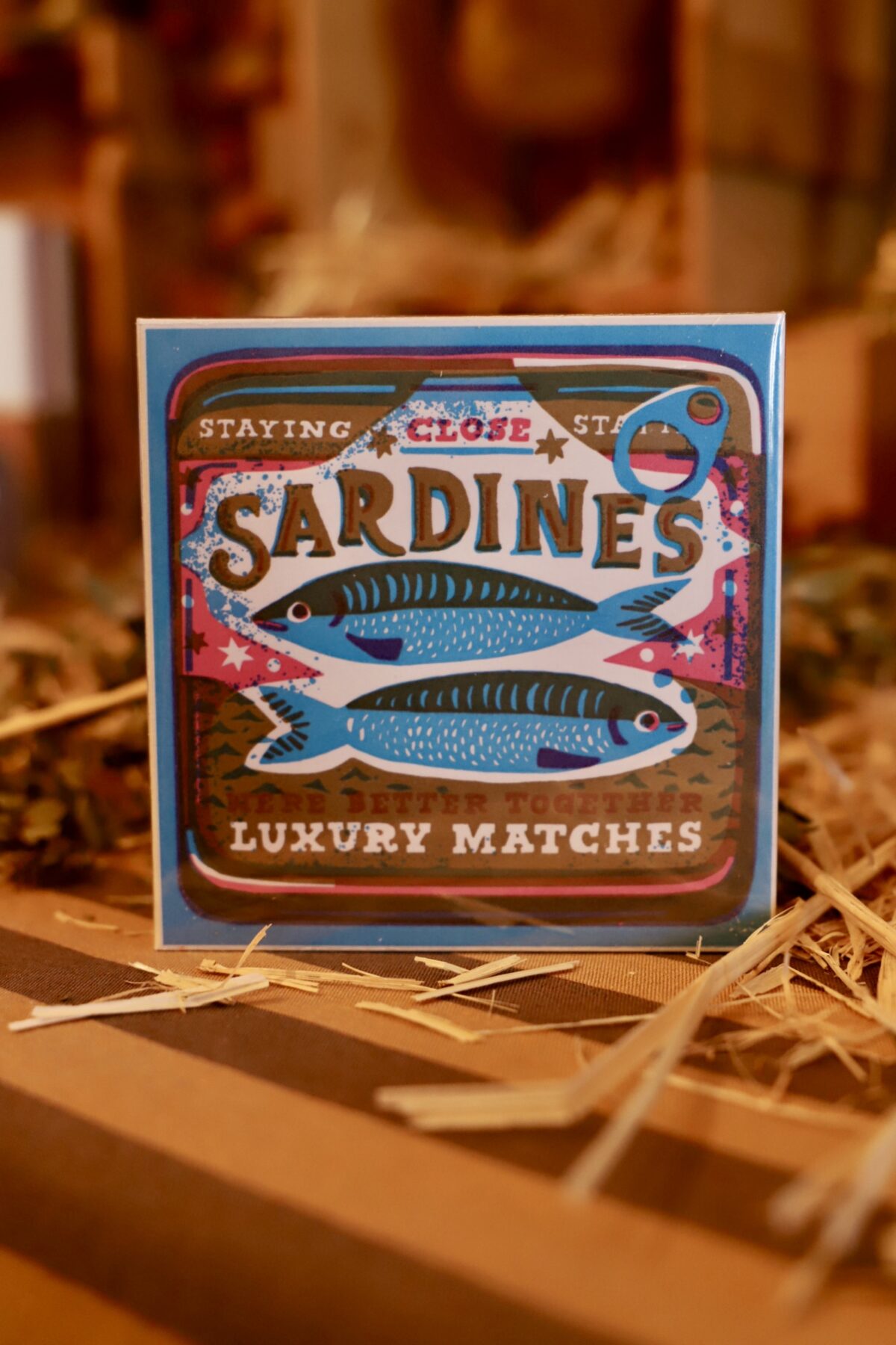 Caja cerillas Sardine