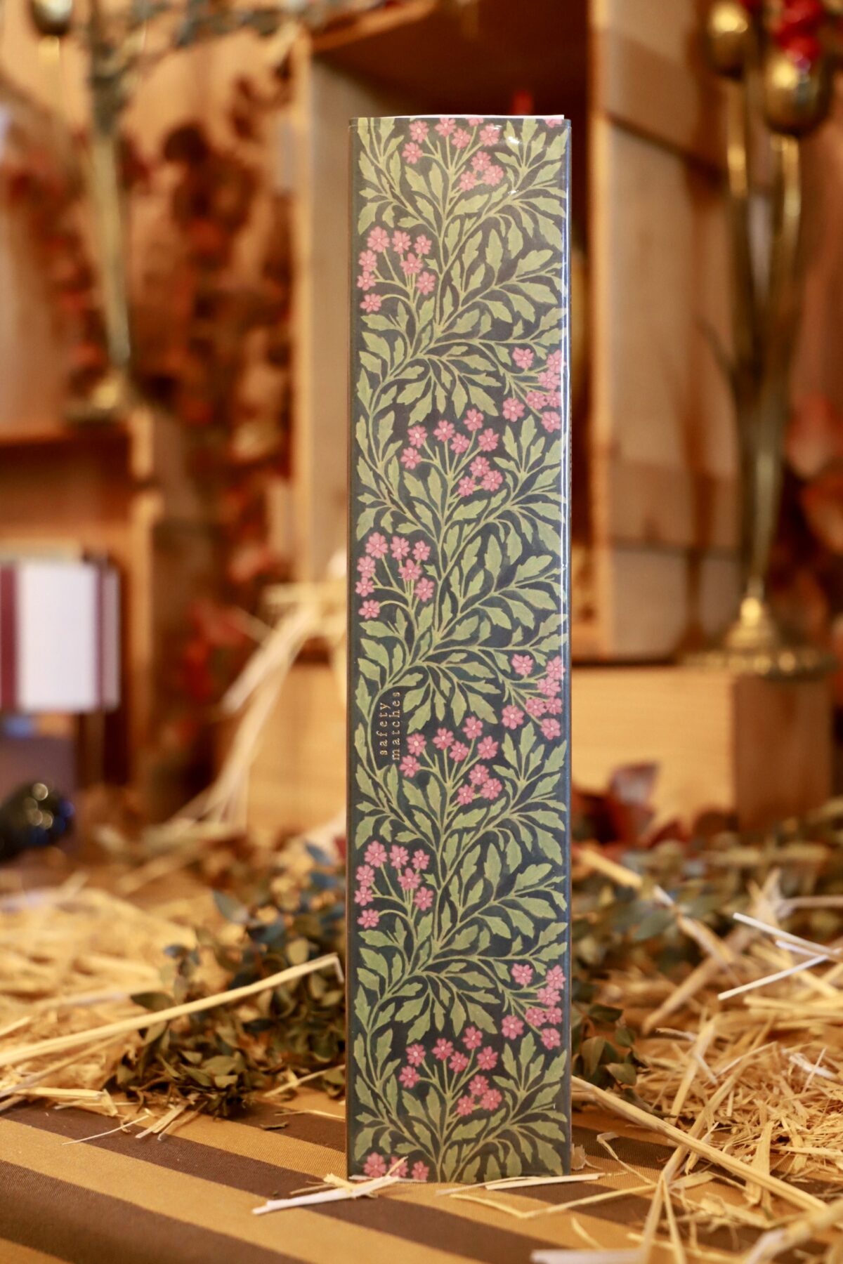 Caja cerillas grande green flora