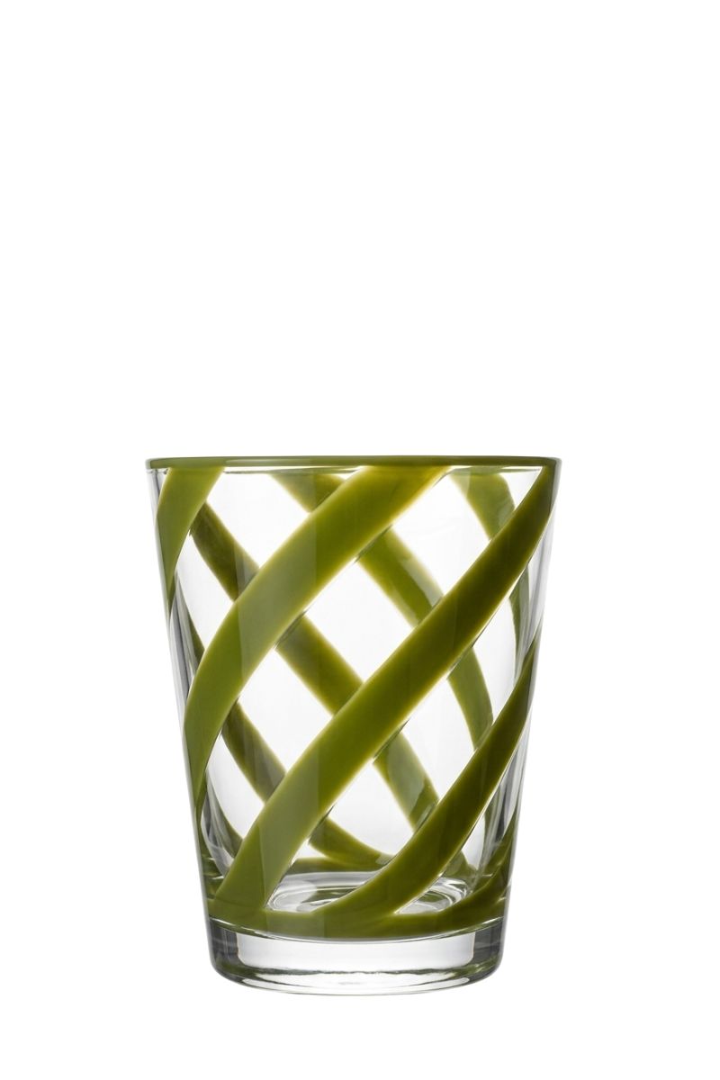 Vasos Metacrilato Verde Mate