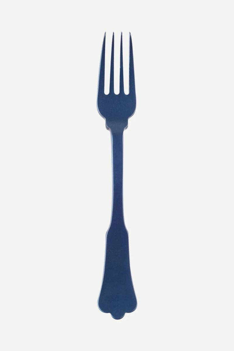 Tenedor de Postre Honorine Azul Acero