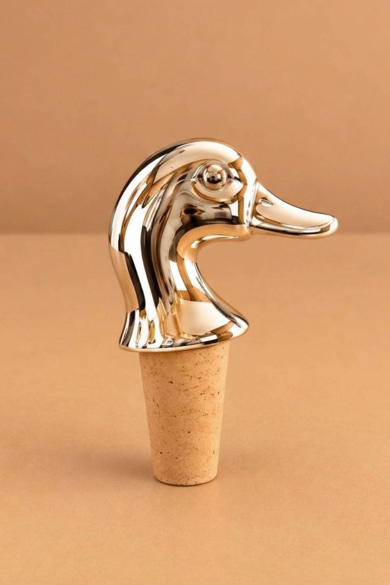 Tapón botella vino pato